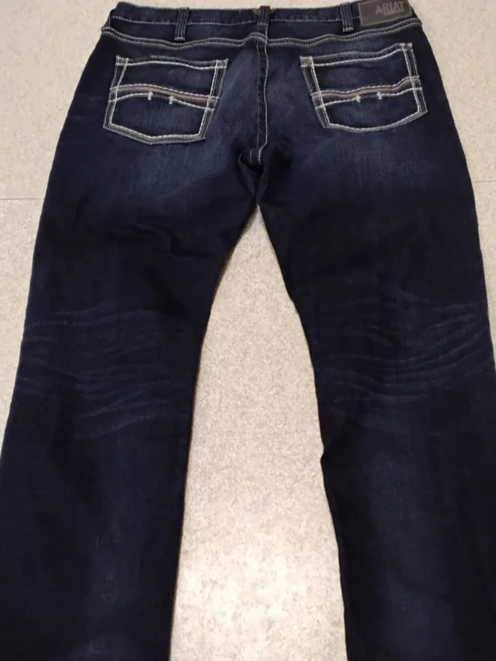 Ariat M5 Coltrane Slim Straight Jeans 40x32 Nightingale Stretch Stackable Boot